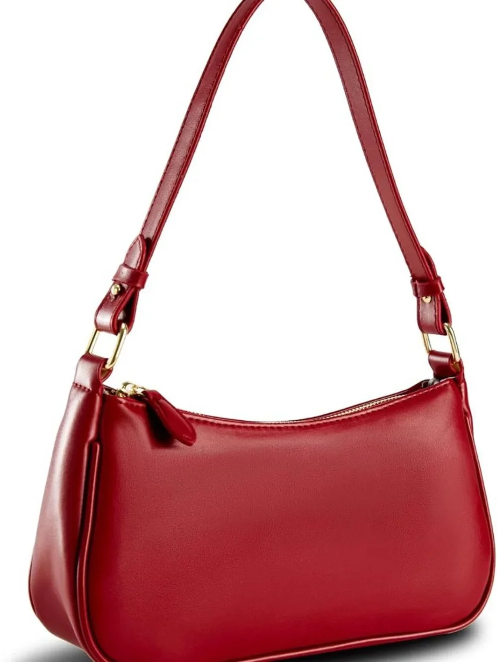 Stylish Leather Hobo Tote Bag for Women - Retro Sling Purse with 2 Straps